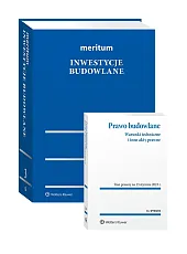 PAKIET: Meritum Inwestycje budowlane + Prawo budowlane. Warunki techniczne i inne akty prawne. Przepisy